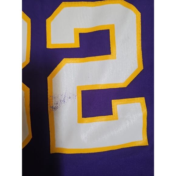 Vintage Magic Johnson 32 Sand Knit LA Lakers Jersey NBA Large - Picture 5 of 10